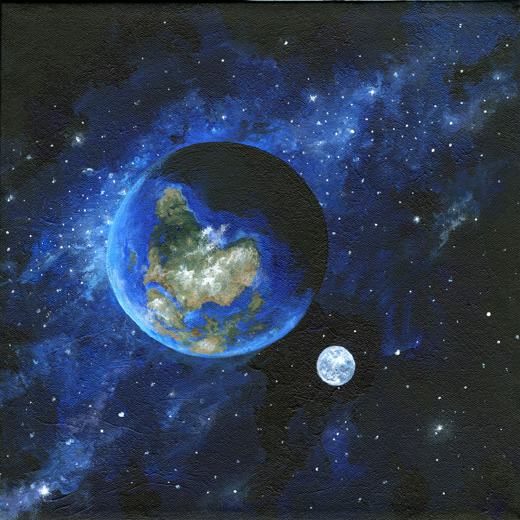 Gwendolyn McShepard Art: Earth and Moon